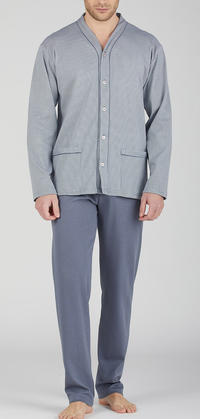 PIGIAMA APERTO CONFORMATO UOMO M/L 7000 Tellini S.r.l. Ingrosso Abbigliamento